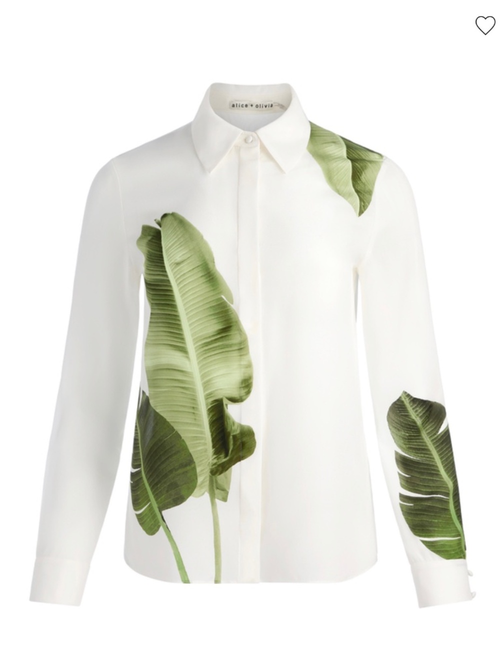 Alice and Olivia WILLA SILK BLOUSE